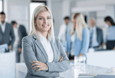 Confident young woman